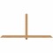Ekena Millwork Eugene Smooth Timber Gable Bracket, Western Red Cedar, 84"W x 38"H x 3 1/2"D x 3 1/2"F, 11/12 Pitch GBW084X38X0404EUG00SWR - alternate 1